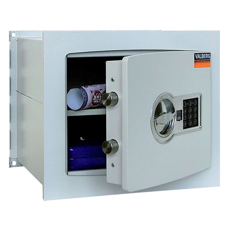 сейф вбудовується в стіну; зовн. 330х390х216мм, внут. 292х354х161мм; замок код-электро; 1полка; Вес20