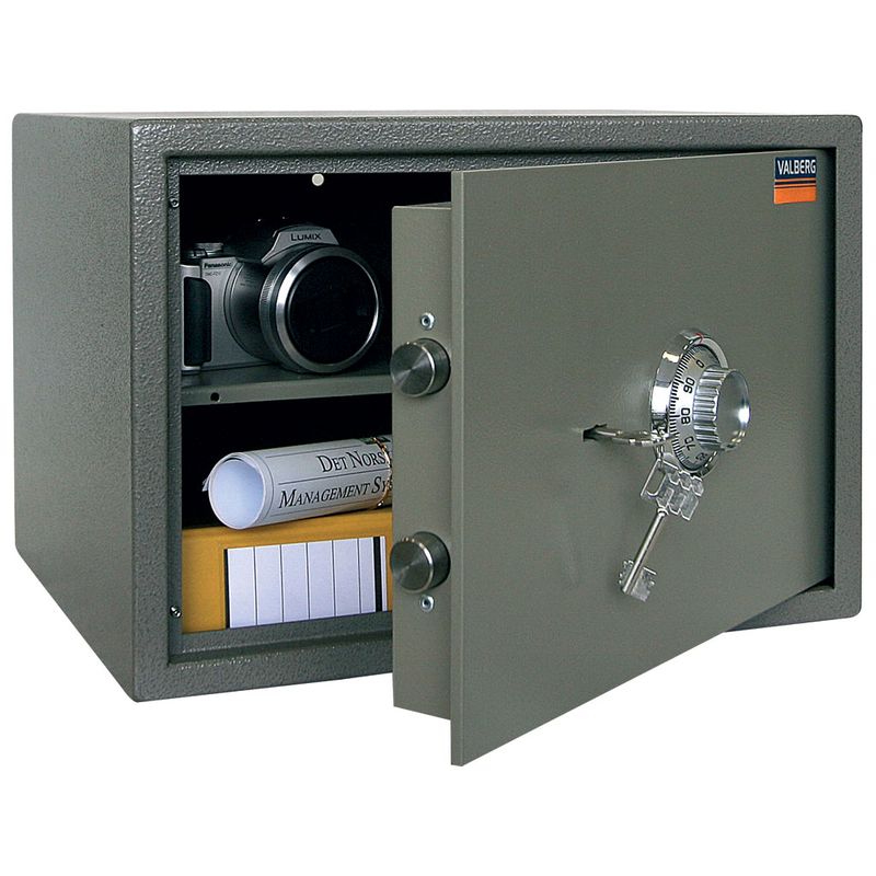 сейф меблевий; зовн. 300х440х377мм, внут. 264х434х301мм; кодовый замок механ. +ключ. ; 1полка; Вес21