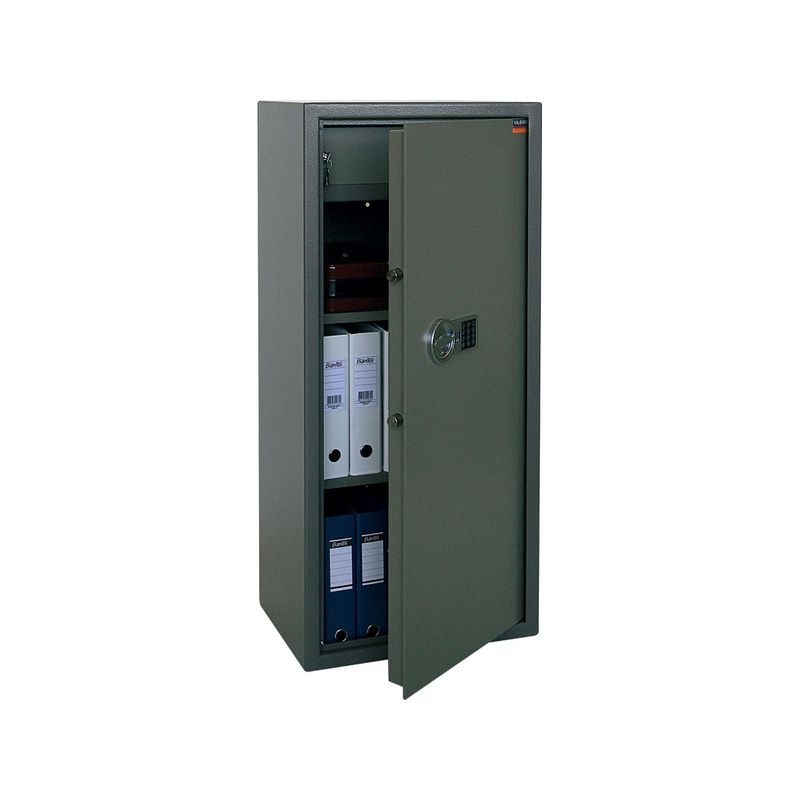 сейф меблевий; зовн. 1200х550х390мм, внут. 1000х544х336мм; замок код-электро; 2 полк; касса; Вес102
