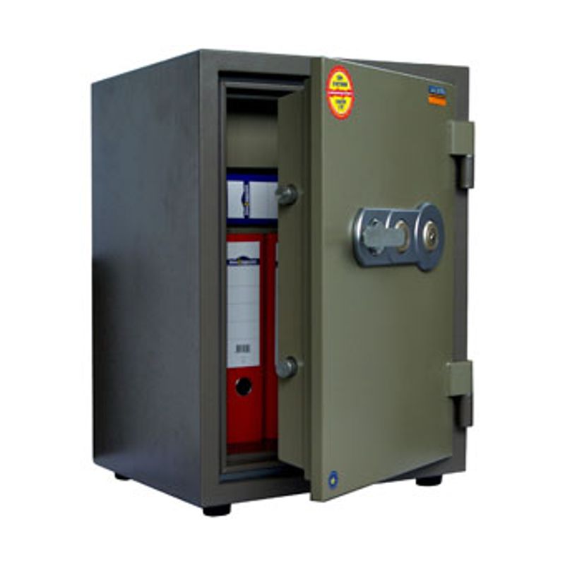 сейф вогнестійкий; зовн. 665х485х470мм, внут. 510х330х305мм; 2 замка ключових; 1полка; Вес96