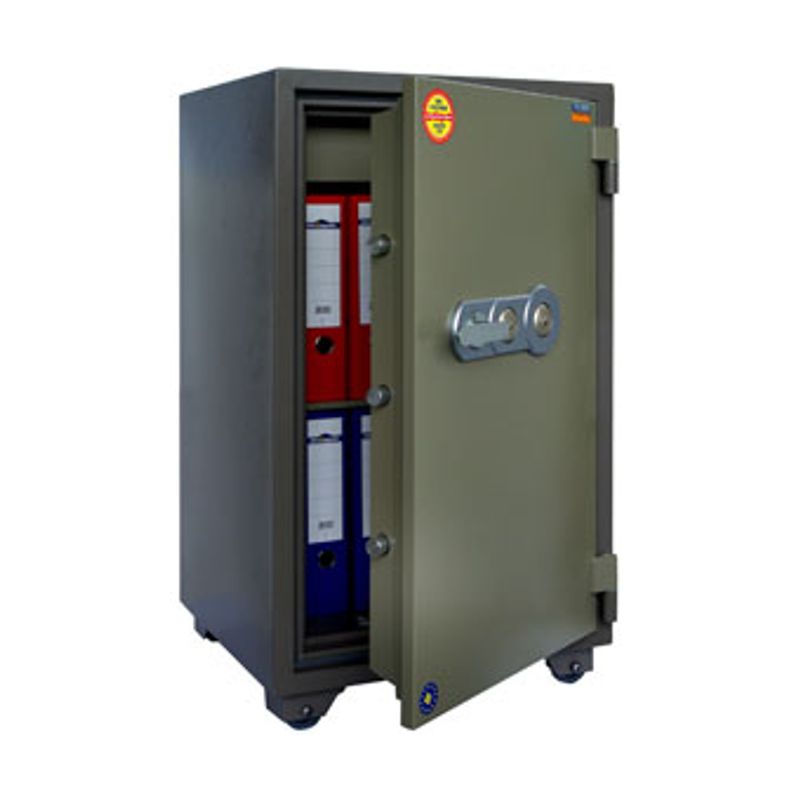 сейф вогнестійкий; зовн. 925х565х500мм, внут. 770х410х343мм; 2 замка ключових; 1полка; касса; Вес147