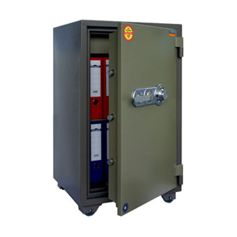 сейф вогнестійкий; зовн. 925х565х500мм, внут. 770х410х343мм; замок код-механ+ключ; 1полка; касса; Вес14