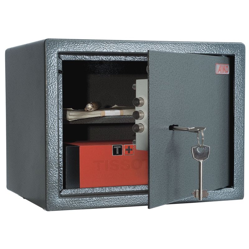 сейф меблевий; зовн. 230х300х255мм, внут. 226х296х200мм; замок ключ. -й; 1полка; Вес9, 7