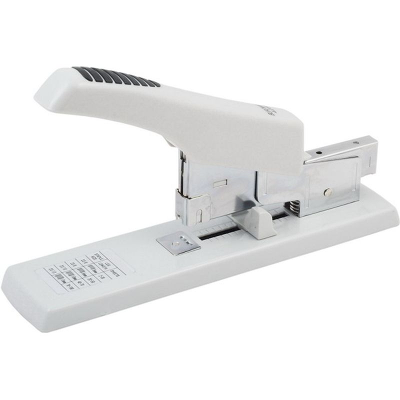 Степлер посилений (100 аркушів), метал, пластикова ручка