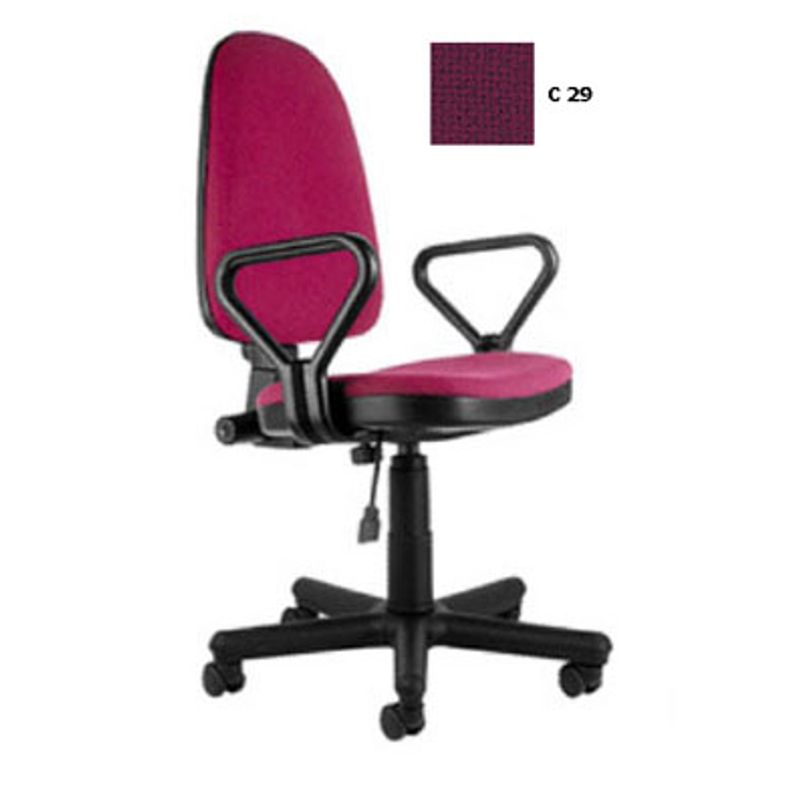 Крісло для персоналу PRESTIGE GTP (бордо, C 29)