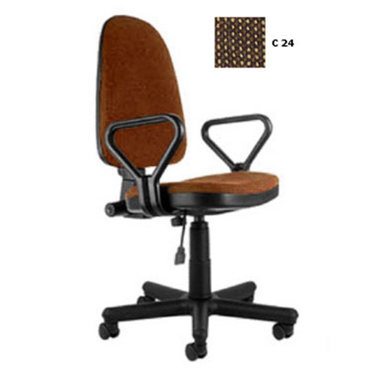 Крісло для персоналу PRESTIGE GTP (коричневий, C 24)