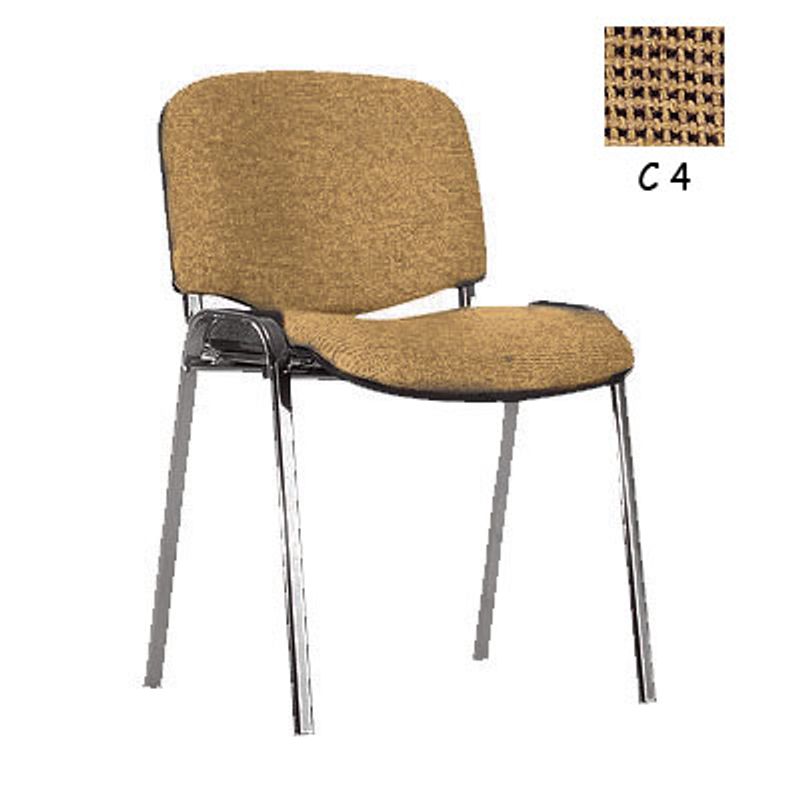 Стілець офісний ISO хром (бежевий, C 4)