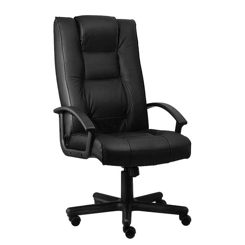 Крісло керівника LAGUNA (LE) (чорна люкс шкіра, le a)