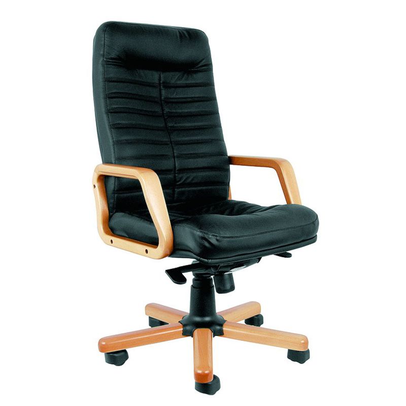 Крісло керівника ORMAN EXTRA (SP) (чорна спліт шкіра, sp a)