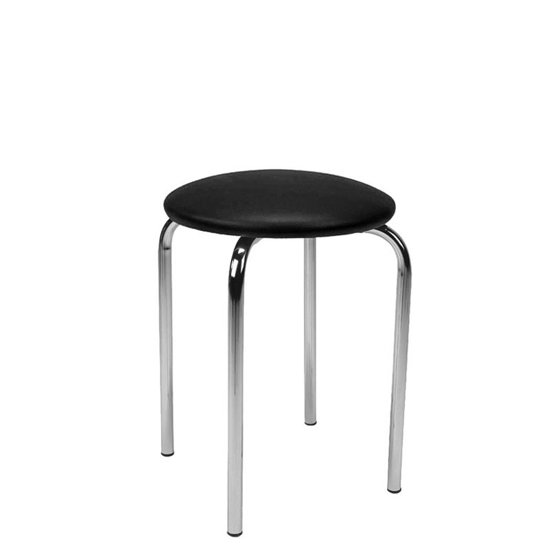 Стілець барний CHICO chrome (чорний, C 11)