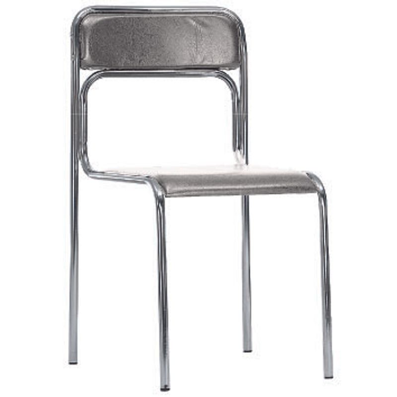 Стілець офісний ASCONA хром (сірий, C 38)