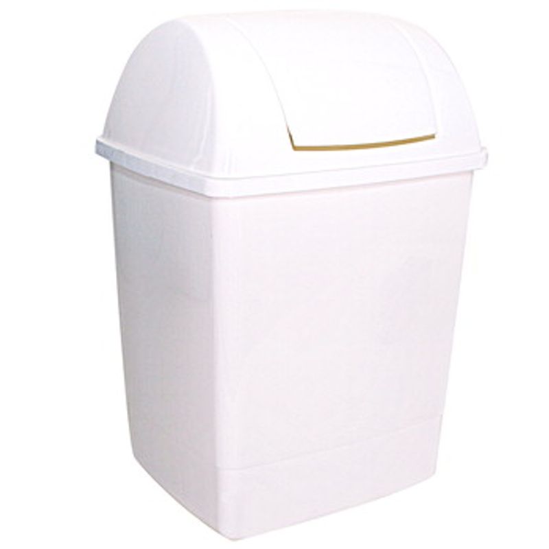 Відро д/сміття з качающейся кришкою 26л пласт. квадр