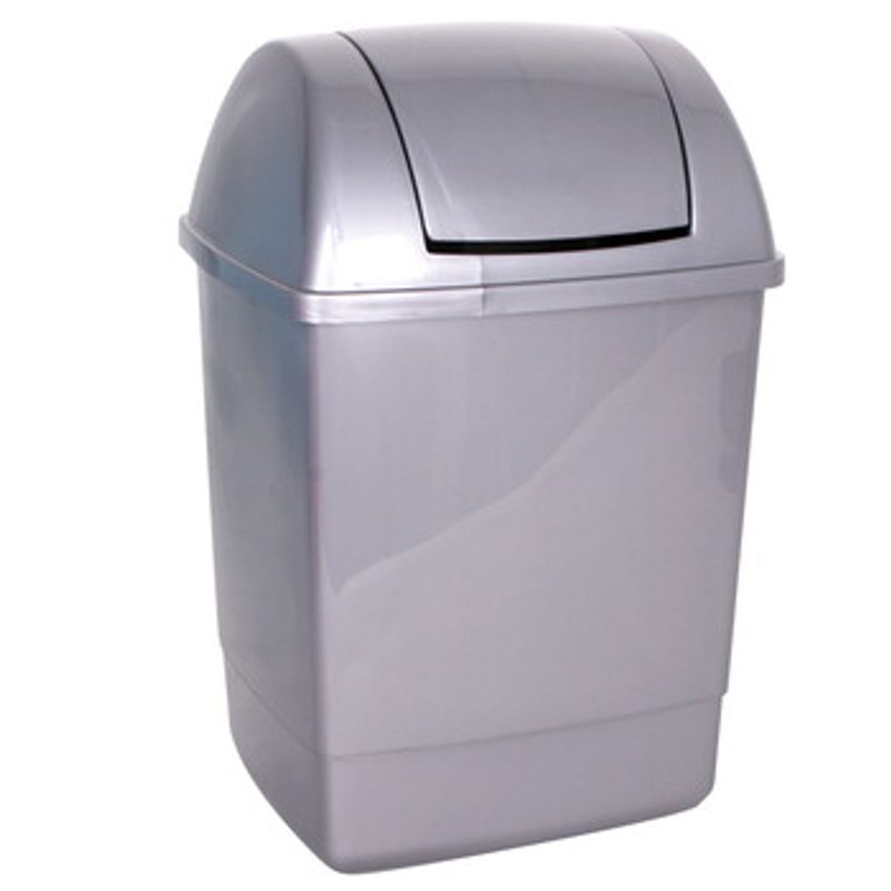 Відро д/сміття з качающейся кришкою 12л пласт