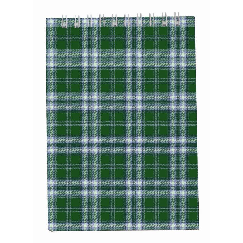 Блокнот А6/ 48арк. , верхн. спір. , зелена кліт