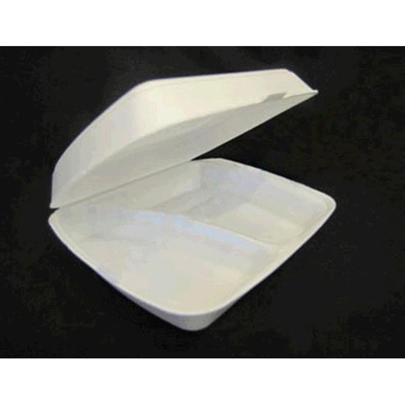 Меню-боксы одноразовые вспененный ПС 24*20, 5*8см 2 дел. 250шт