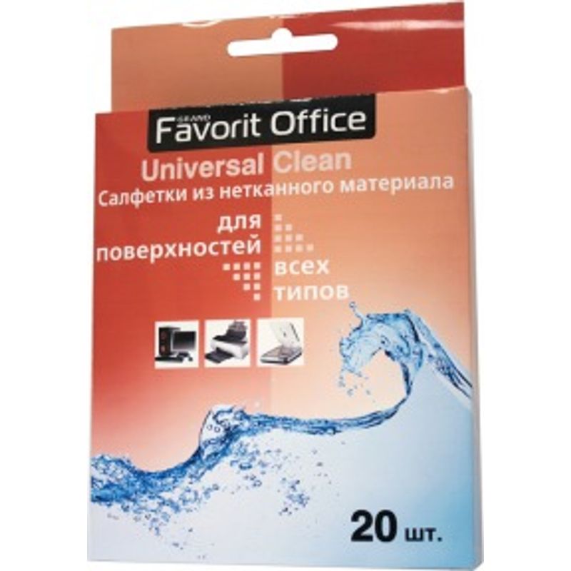 Серветки для оргтех. сухі (уп. -20шт)