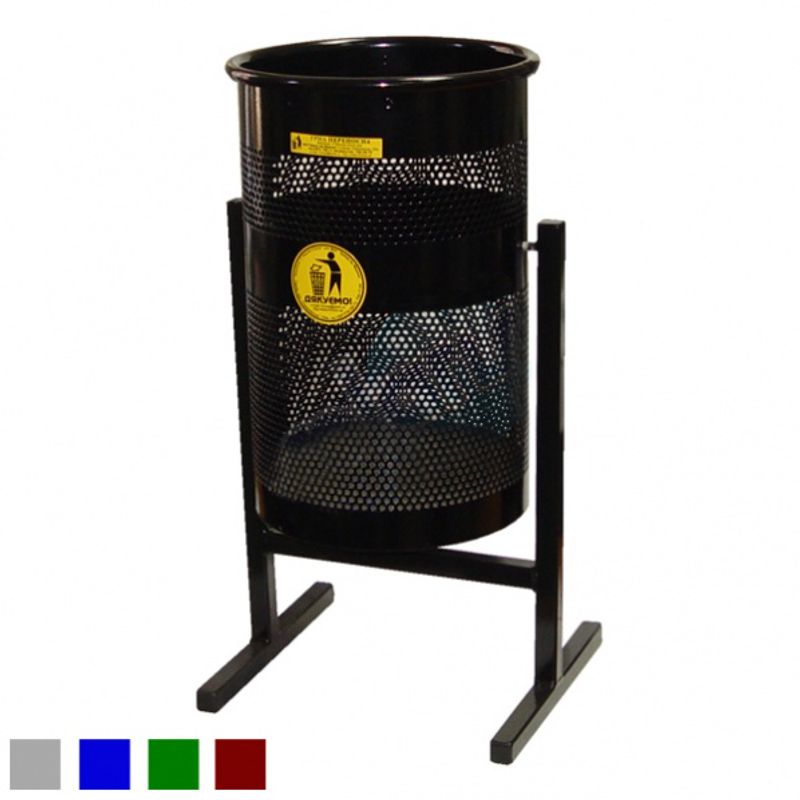 Урна уличная переносн. металик 20 л