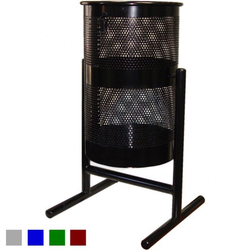 Урна уличная переносн. металик 40 л