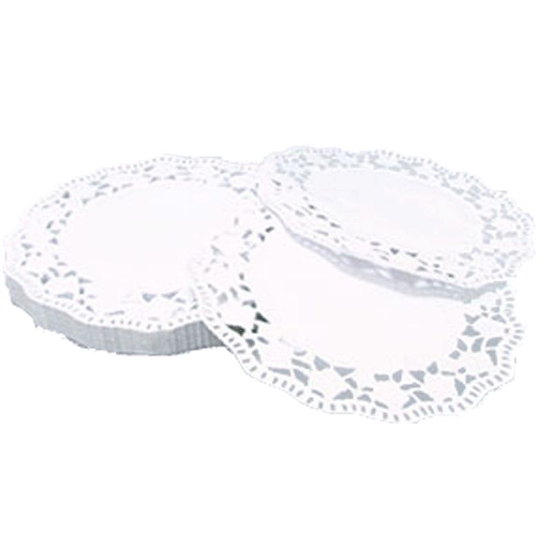 Серветки паперові ажурні d=12см 250шт
