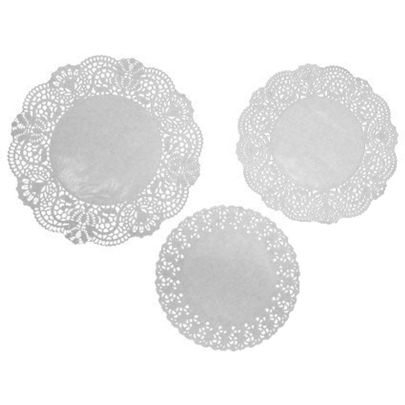 Серветки паперові ажурні d=19см 250шт