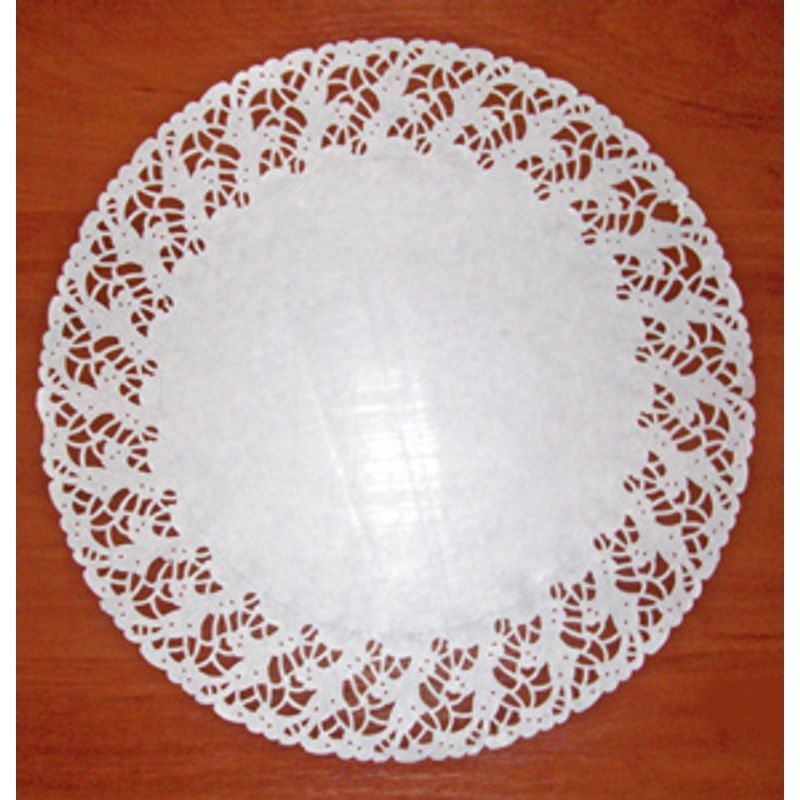 Серветки паперові ажурні d=24см 250шт