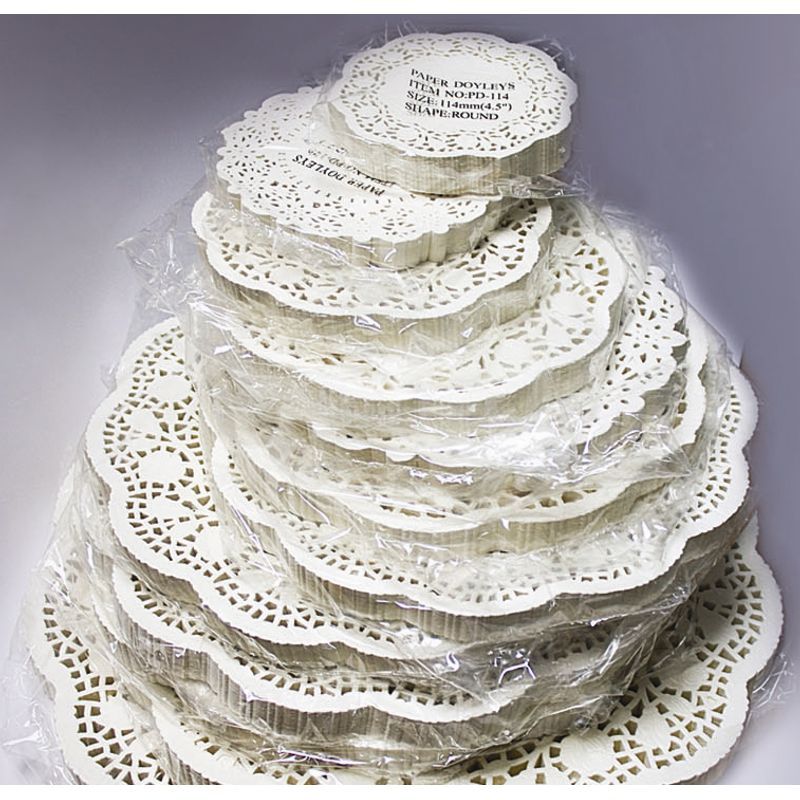 Серветки паперові ажурні d=32см 250шт