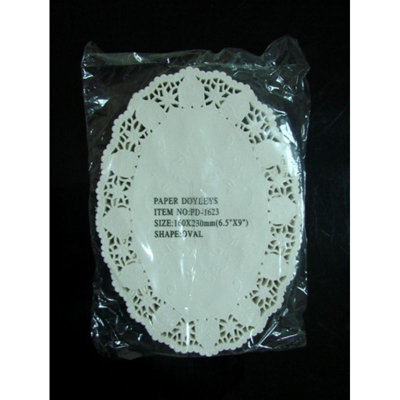 Серветки паперові ажурні овал 23*16см 250шт