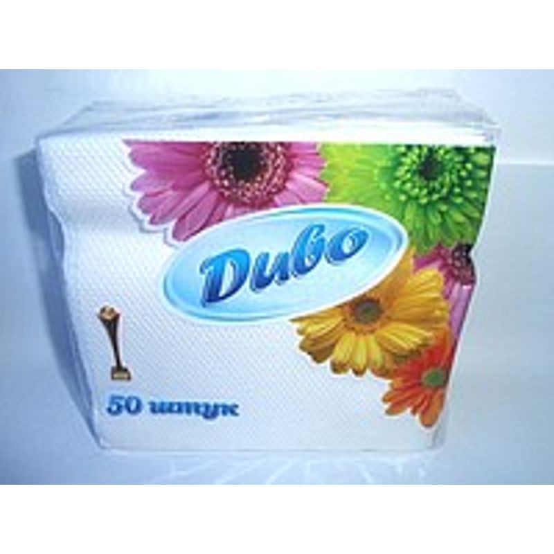 Серветки сервірув. 2-х сл. 33х33см білі 50шт