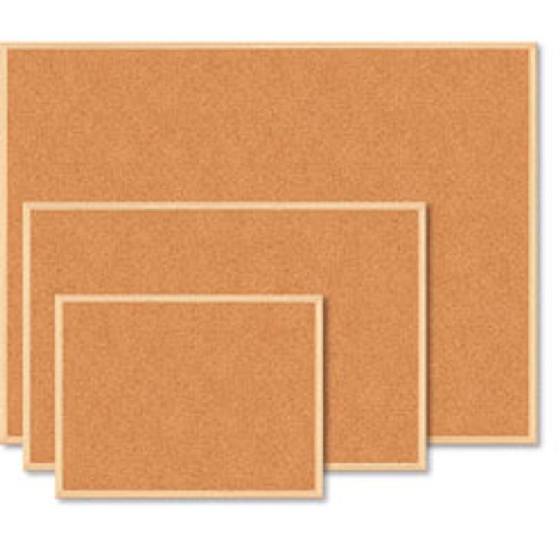Дошка коркова 60х90 (дерев. рама)