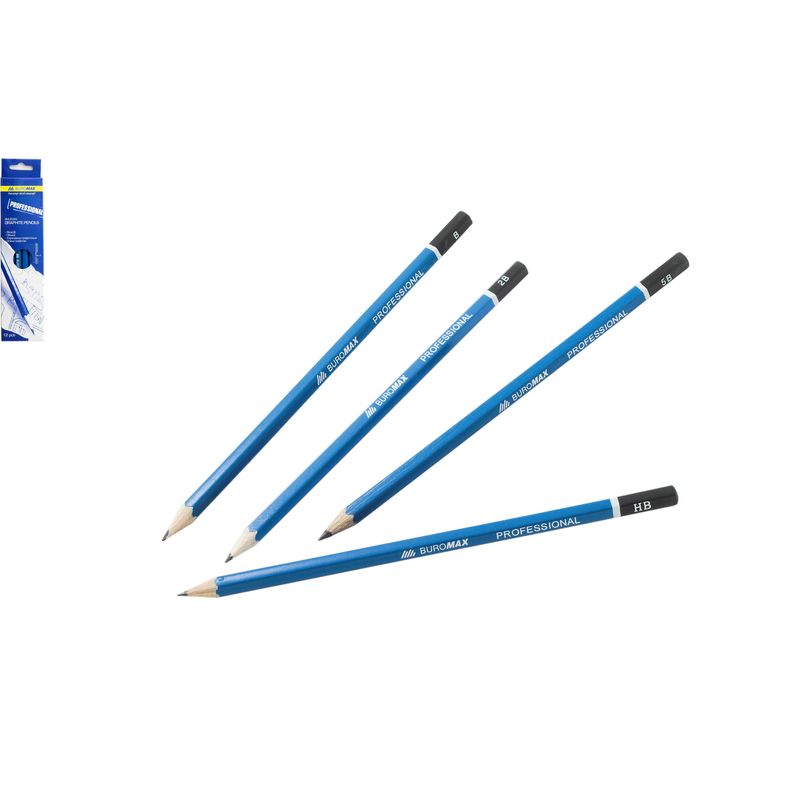 Карандаши наб. 12шт. (4Н-6В)