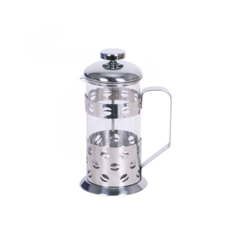 Кофейник 600мл. Стекло+металл, 
