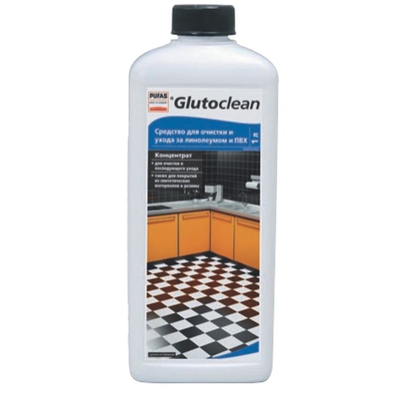 Ср-во д/чистки и ухода за линолеумом и ПВХ, концентрат, ПРО, 1л