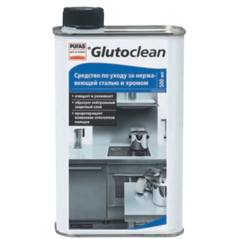 Ср-во д/чистки и ухода за нерж. сталью и хромом, ПРО, 500мл