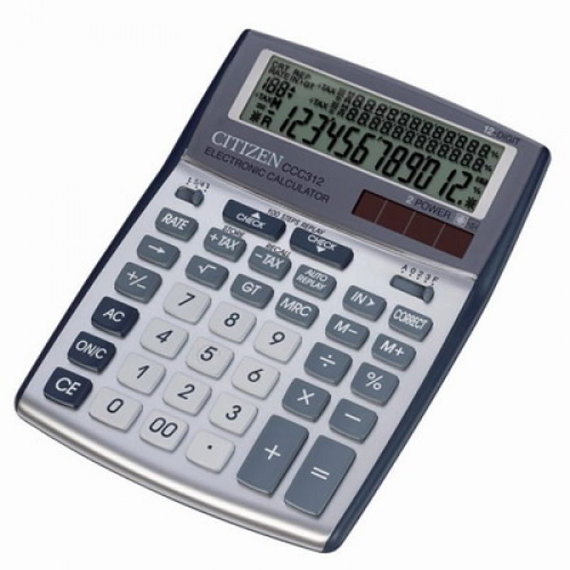 Калькулятор бухг. 12-разр. 109х174х30