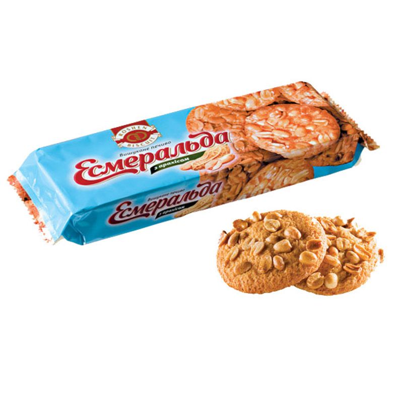 Печенье Эсмеральда ореховое с арахисом, 150г