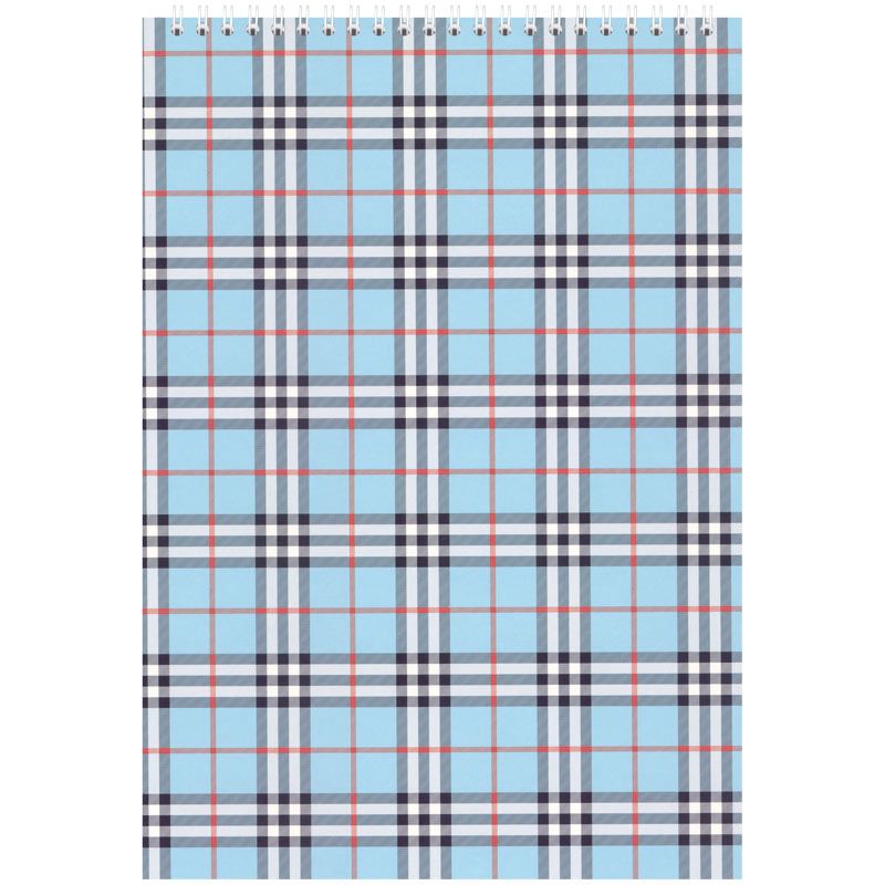 Блокнот А6/ 48арк. , верхн. спір. , синя кліт