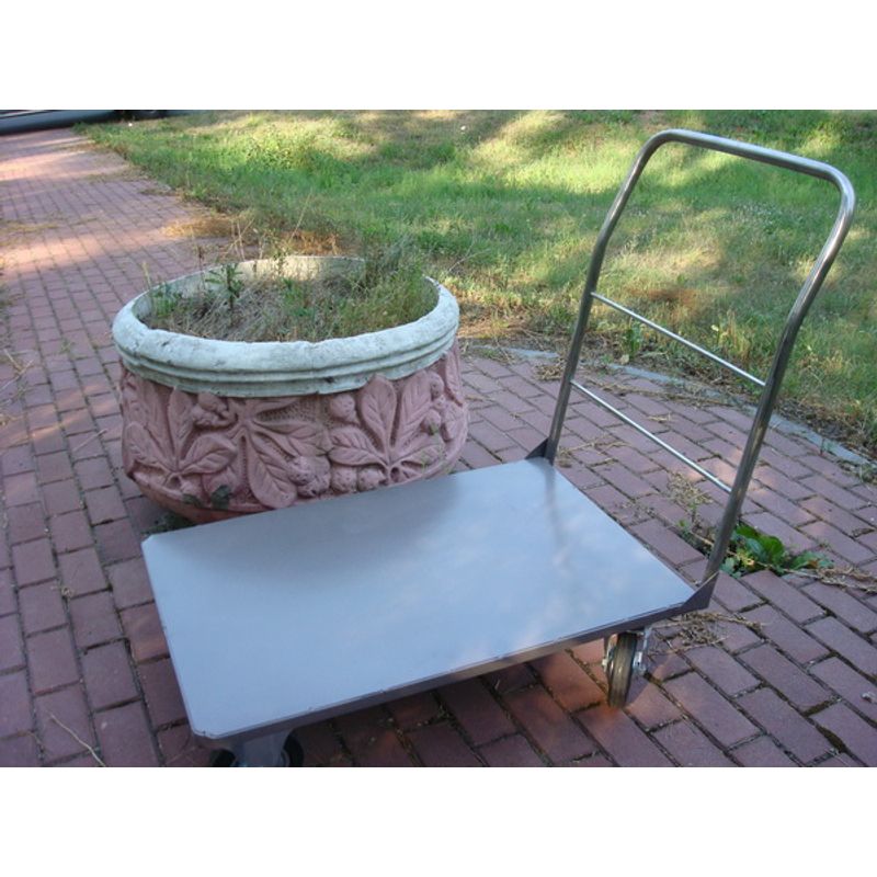 Тележка платформенная 900 х 600 мм металлическая