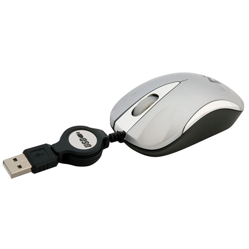 Мини-мышь проводная Defender Caprice 340S USB Silver