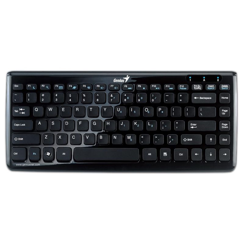 Клавиатура псевдомультимедийная проводная черная Genius LuxeMate i200 USB Black