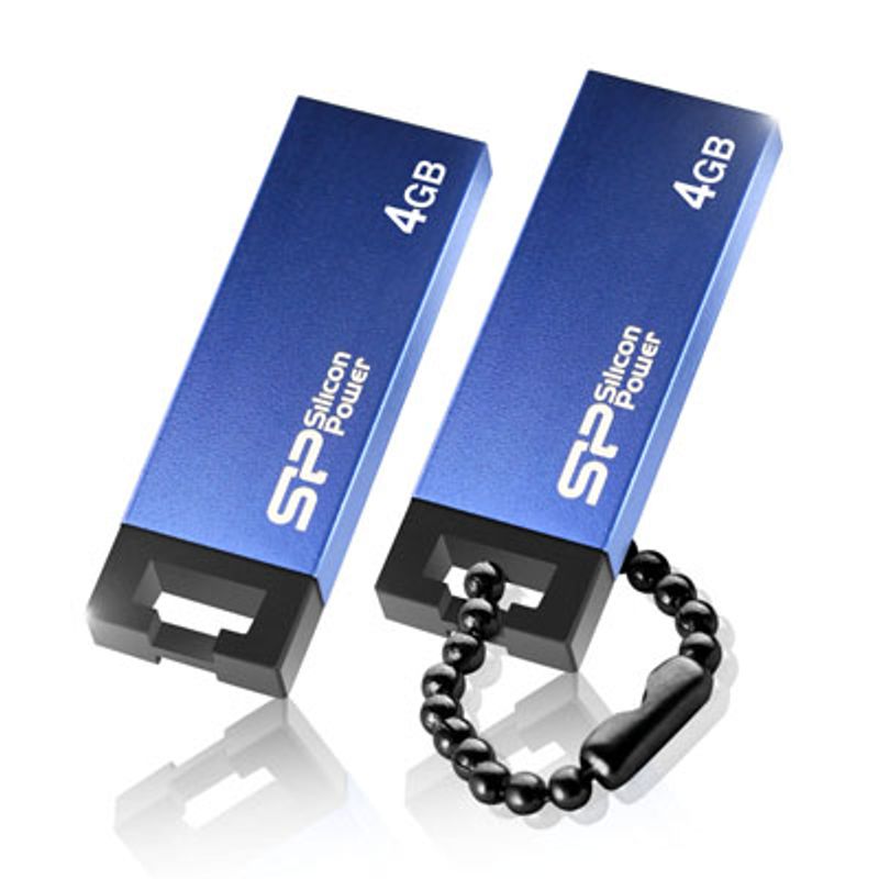 Накопичувач USB 4GB SILICON POWER Touch 835 Blue