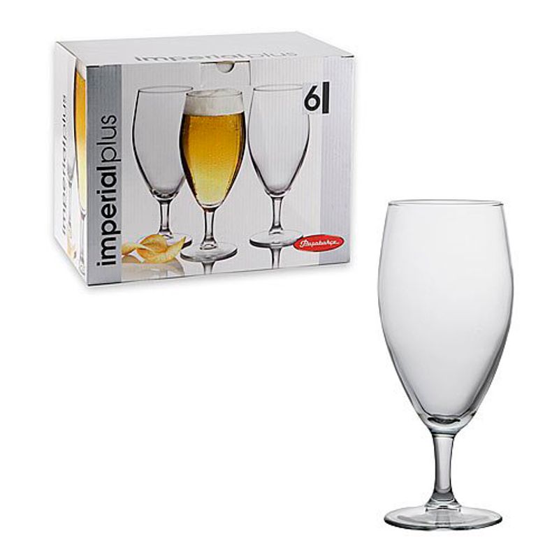 Бокал скло Imperial Plus для пива 490 мл, 6 шт/уп