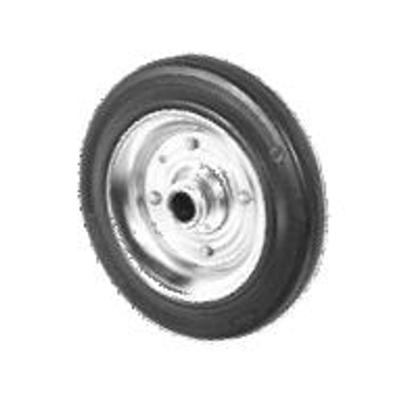 Колесо без кронштейна, диам. 160мм, резина/сталь, 160кг