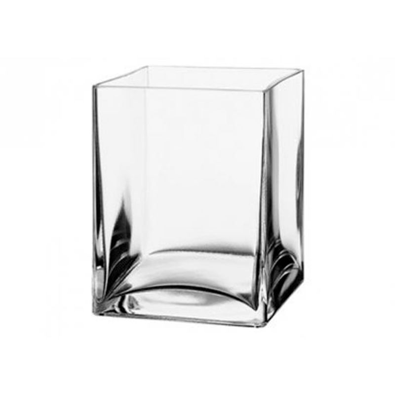 Ваза скло Flora h 160 мм, 125*125 мм