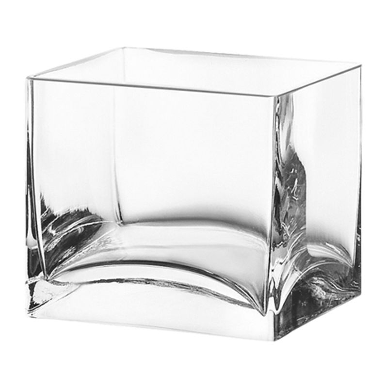 Ваза скло Flora h 85 мм, 80*100 мм