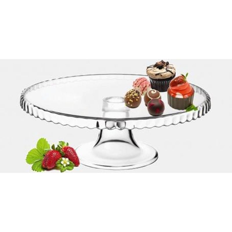 Блюдо скло для торту Patisserie 280 мм