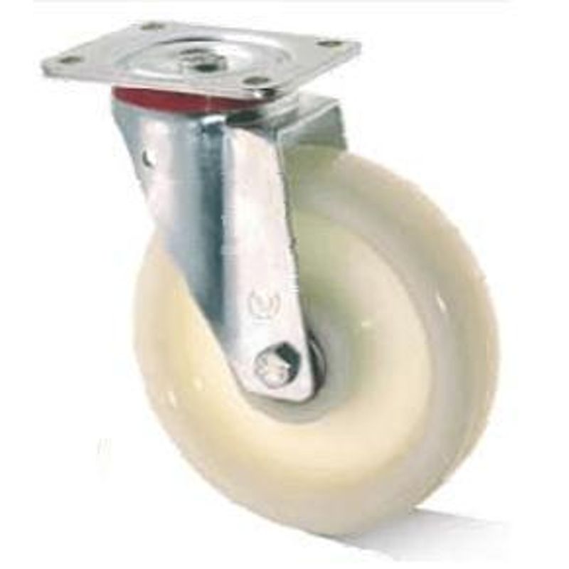 Колесо в поворотном кронштейне, диам. 150мм, полиамид, 500кг