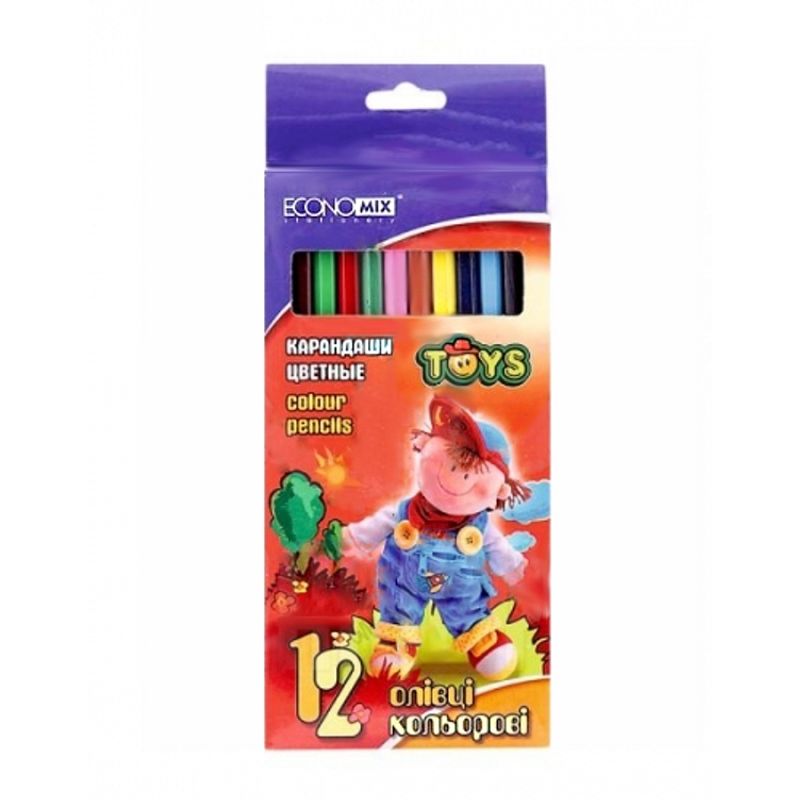 Карандаши цв. наб. 12шт. Toys