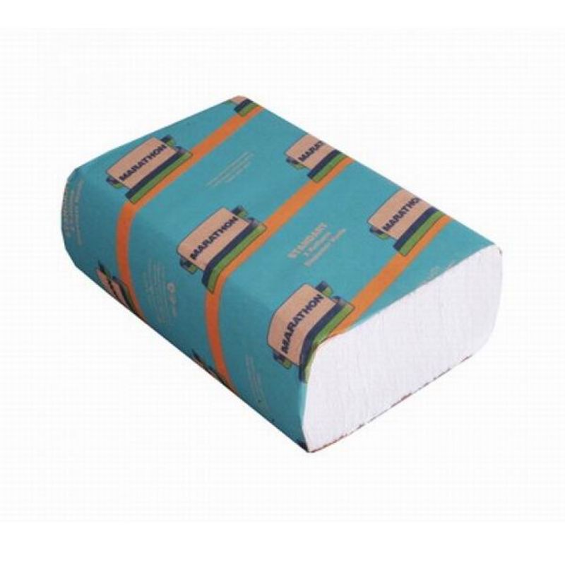 Рушники паперові Z-скл. (8, 5см)1-сл; 22х24см (250 шт) роздільні, целлюлоза, Лотус