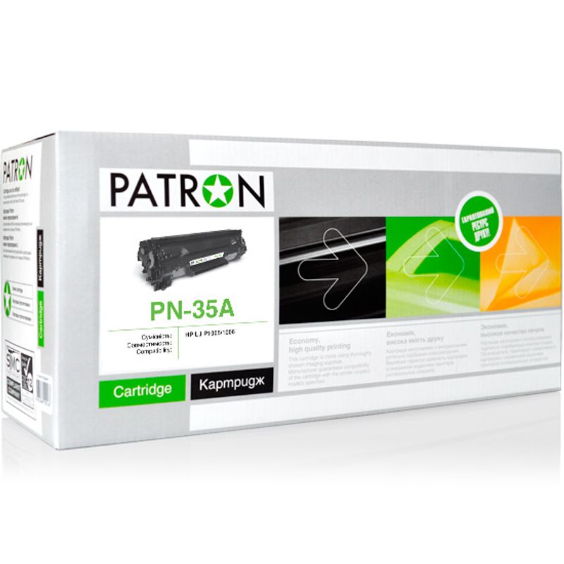 Картридж HP LJ CB435A (PN-35A) PATRON лиц
