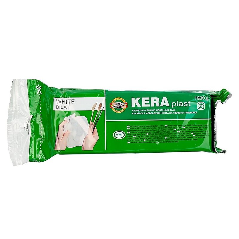 Глина Kera plast белая 1000г